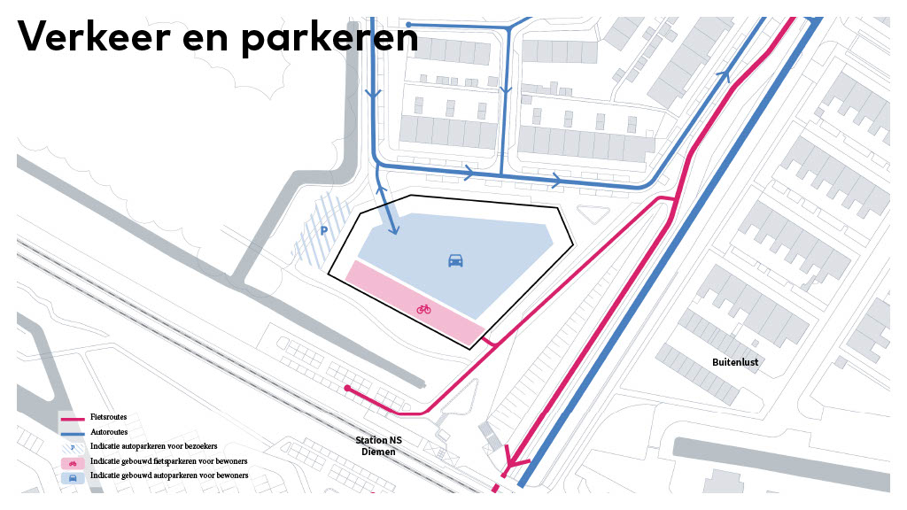 Dia 16 verkeer en parkeren nieuwbouw Spoorzicht