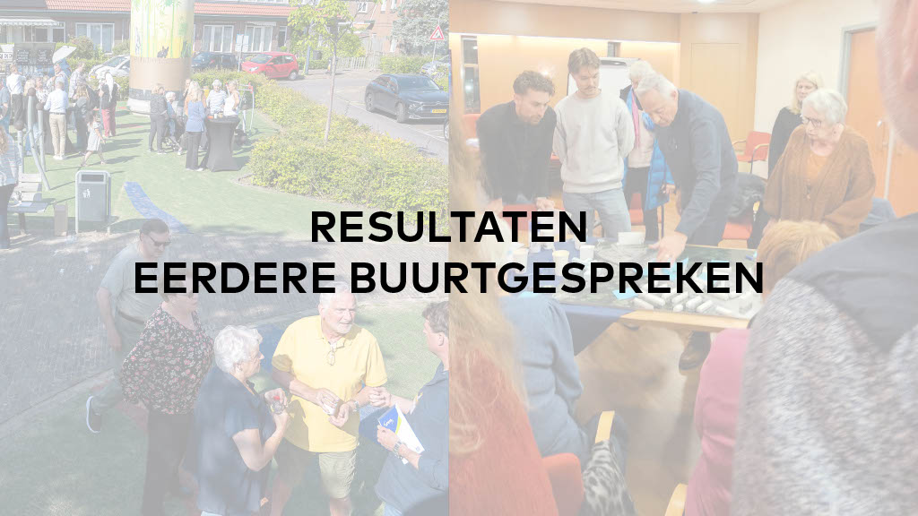 Dia 3 resultaten eerdere buurtgesprekken nieuwbouw Spoorzicht
