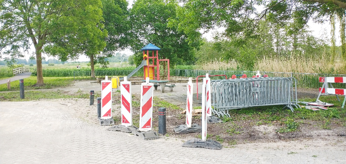 Foto opknappen speelplekken Parelmoervlinder en Agaatvlinder 